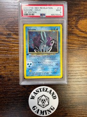 2001 Neo Revelation 14 Suicune Holo 1st Edition PSA 9 48575542